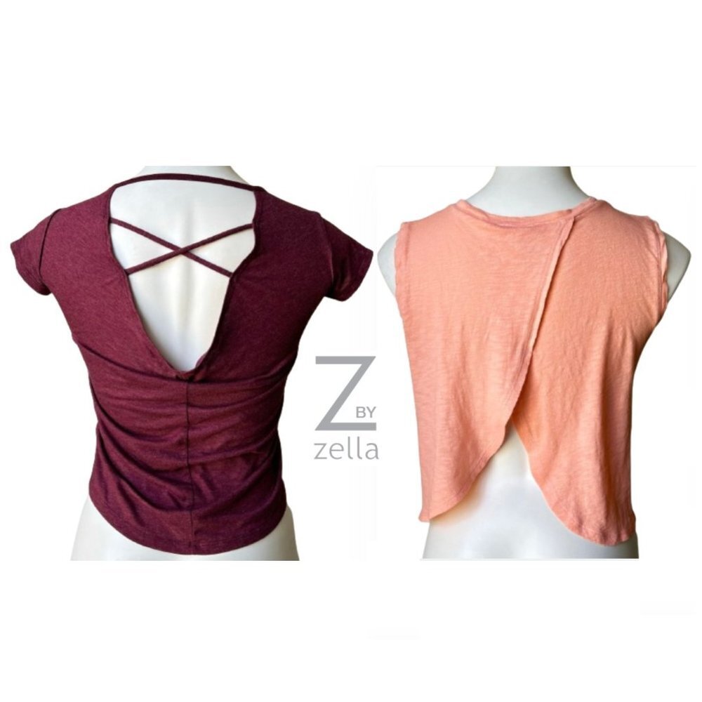 Norstrom's Z by Zella Girl 2 Active Performance Tee Bundle, M (8/10)